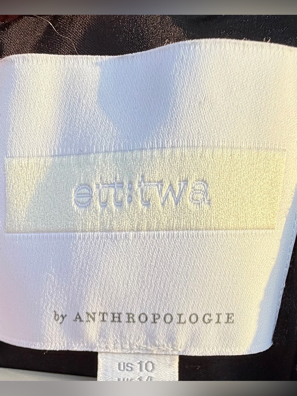 ETT:TWA by Anthropologie Olive & Pink Floral V-Neck Wide-Leg Jumpsuit 10 - Picture 3 of 4